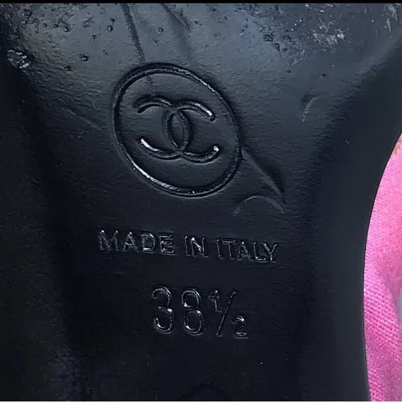 CHANEL size 38.5 abstract floral watercolor RIDING BOOTS spring 2015 collection - Picture 2 of 12